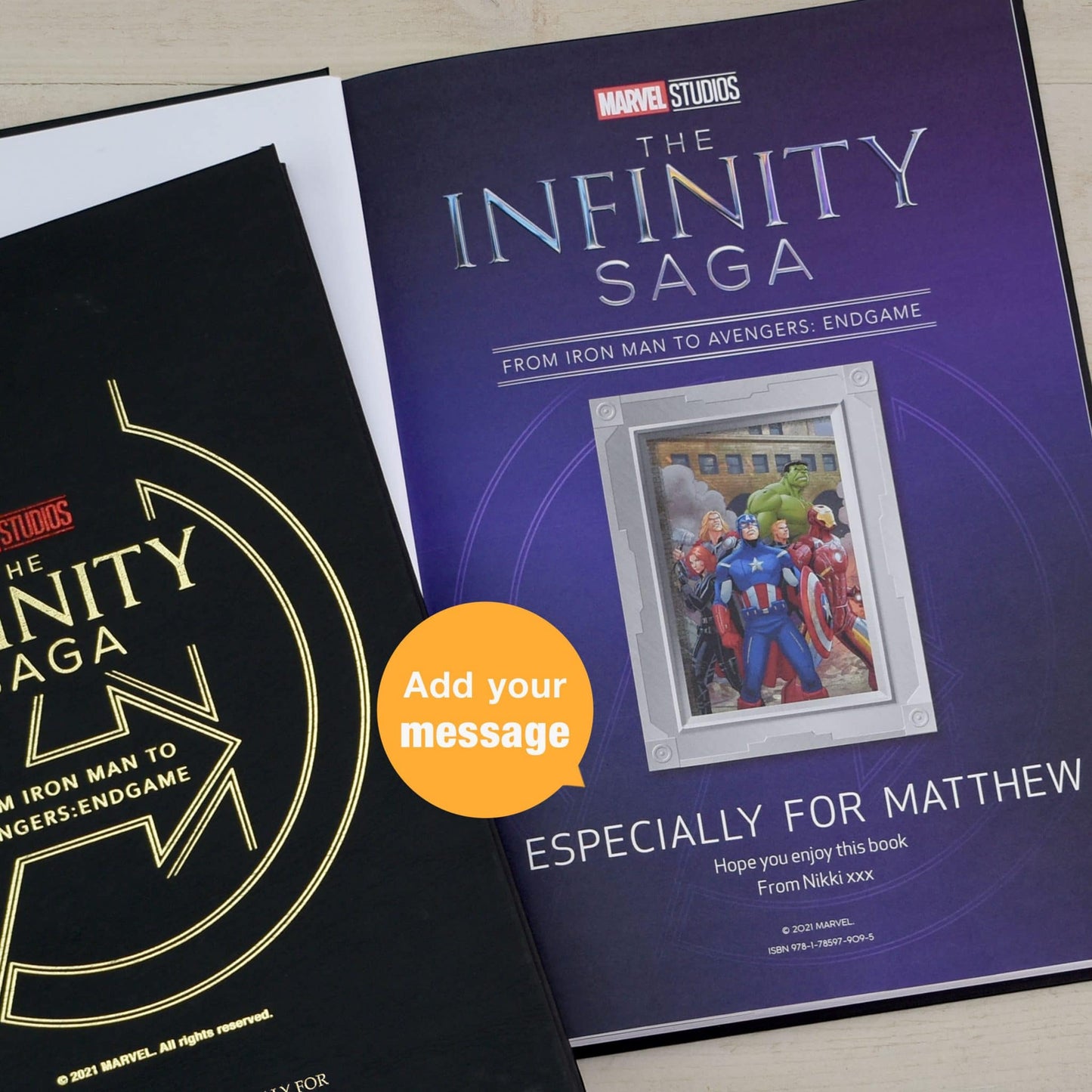 Personalised Marvel Infinity Saga Collection Storybook