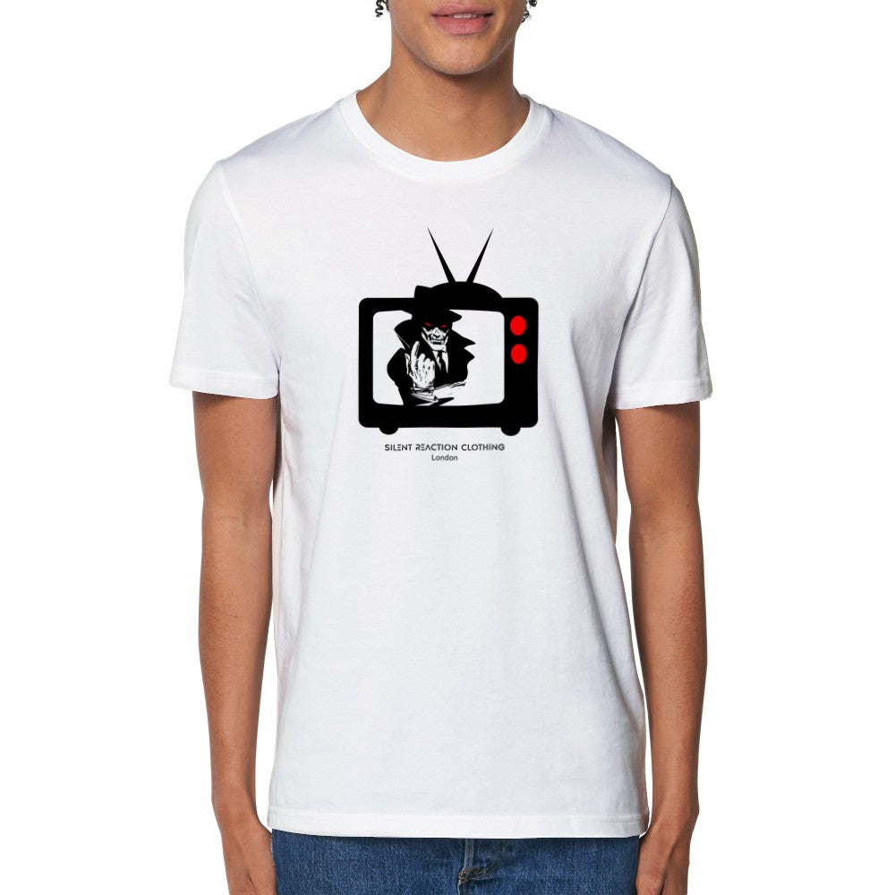 'Demon Media' Organic Unisex T-shirt by Silent Reaction Clothing