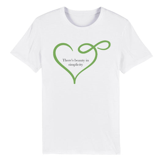 Beauty in Simplicity Organic Cotton Unisex T-shirt by Infinity Original