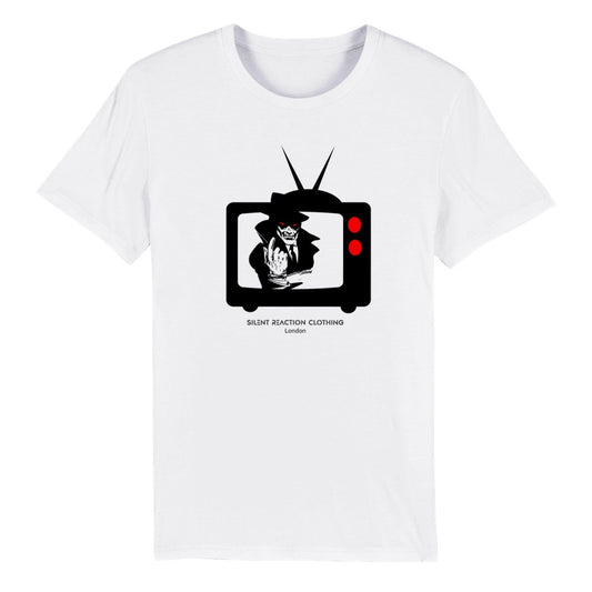 'Demon Media' Organic Unisex T-shirt by Silent Reaction Clothing