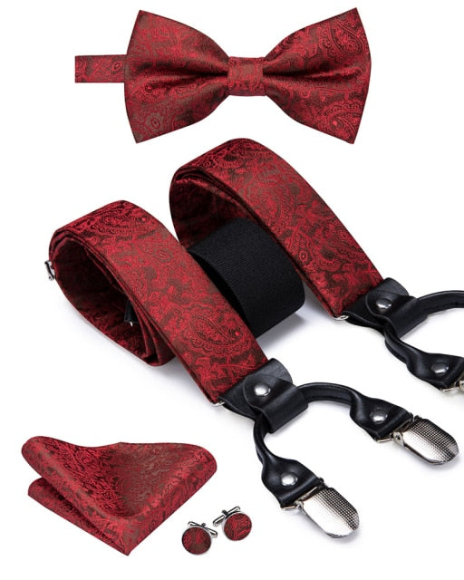 Men's Bow Tie and Braces Set