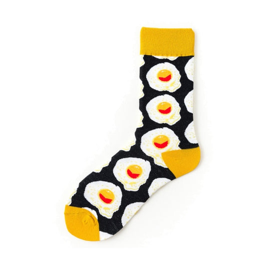 Fried Egg Novelty Socks