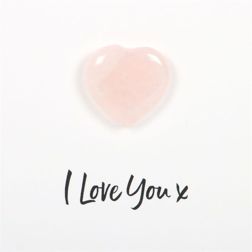 Valentine's Crystal Heart Greeting Card